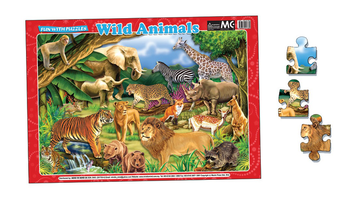 Паперова книга «Fun With Puzzles. Wild Animals» - фото №2 - мініатюра