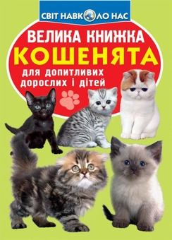Паперова книга «Велика книжка. Кошенята» - фото №1 - мініатюра
