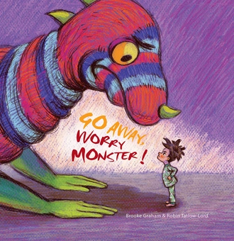 Бумажная книга «Go Away, Worry Monster!», автор Брук Грэм - фото №1 - миниатюра