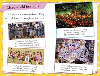 Бумажная книга «Festivals and Celebrations. Join the Celebrations! » - фото №7 - миниатюра