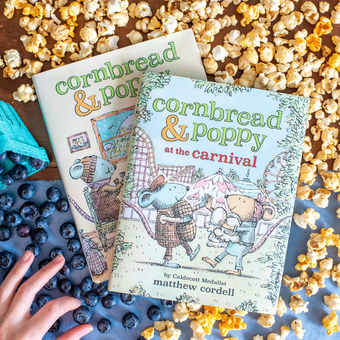 Паперова книга «Cornbread & Poppy at the Carnival», автор Метью Корделл - фото №4 - мініатюра
