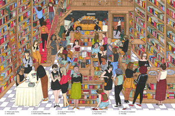 Бумажная книга «Houseplants and Hot Sauce: A Seek-and-Find Book for Grown-Ups» - фото №6 - миниатюра