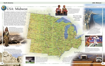 Бумажная книга «Children's Illustrated World Atlas» - фото №6 - миниатюра