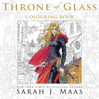 Бумажная книга «The Throne of Glass Colouring Book», автор Сара Дж. Маас - фото №1 - миниатюра