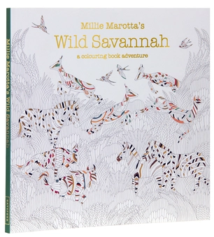 Бумажная книга «Millie Marotta's Wild Savannah. A Colouring Book Adventure» - фото №2 - миниатюра