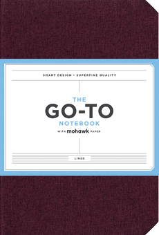 Паперова книга «Go-To Notebook with Mohawk Paper, Mulberry Wine Lined» - фото №3 - мініатюра