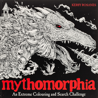 Паперова книга «Mythomorphia. An Extreme Colouring and Search Challenge», автор Кербі Розанес - фото №1 - мініатюра