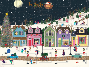 Паперова книга «Winter Wonderland Advent Calendar» - фото №1 - мініатюра