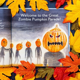 Паперова книга «The Great Zombie Pumpkin Parade!», автор Роберт Берлі - фото №3 - мініатюра