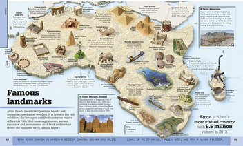Бумажная книга «What's Where on Earth? Atlas. The World as You've Never Seen It Before!» - фото №6 - миниатюра