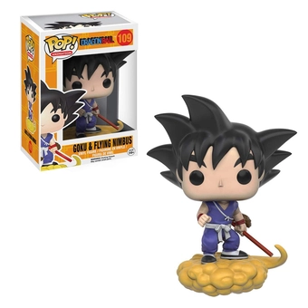  «Коллекционная фигурка Funko Pop! Dragonball Z Goku & Flying Nimbus (7427)», бренда Funko Pop - фото №3 - миниатюра