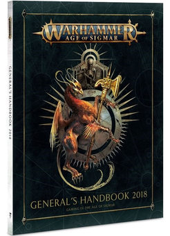  «Warhammer Age of Sigmar General’s Handbook 2018 (60040299072)», бренда Games Workshop - фото №1 - миниатюра