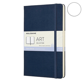  «Блокнот Moleskine Art средний сапфир (ARTQP063B20)», бренда Moleskine - фото №2 - миниатюра