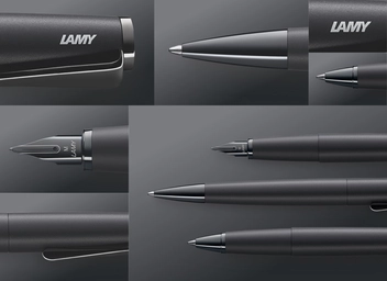 «Ручка-ролер Lamy Studio All Black (4033753)», бренду Lamy - фото №2 - мініатюра