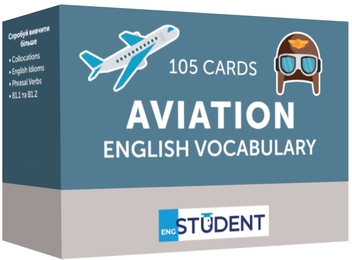 Бумажная книга «Aviation English. 105 карток» - фото №1 - миниатюра