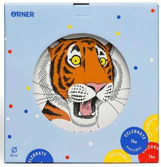  «Тарелка Orner Удивленный тигр (orner-1571)», бренда Orner - фото №3 - миниатюра