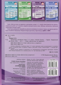 Бумажная книга «Шпаргалка. Англійська мова. 5-11 класи», автор Наталия Тучина - фото №2 - миниатюра