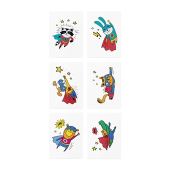«Временные тату TATTon.me Superhero set», бренда TATTon.me - фото №4 - миниатюра