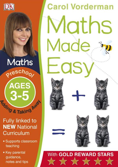 Бумажная книга «Maths Made Easy Adding and Taking Away Ages 3-5 Preschool», автор Кэрол Вордерман - фото №1 - миниатюра