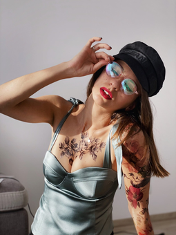 «Тимчасове тату Arley Sign Три півонії (1311-1)», бренда Arley Sign - фото №3 - миниатюра