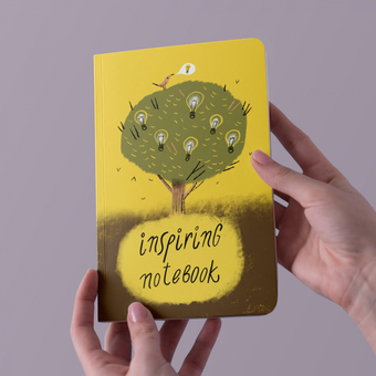  «Блокнот Gifty Inspiring notebook. Yellow (1100999990032)», бренду Gifty - фото №2 - мініатюра