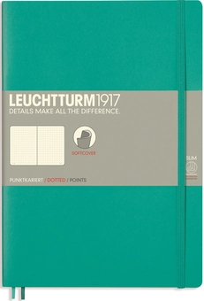  «Записная книжка Leuchtturm1917 изумрудная (355295)», бренда Leuchtturm1917 - фото №1 - миниатюра
