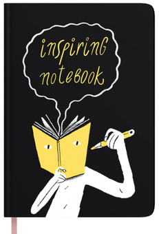  «Блокнот Gifty Inspiring notebook. Black (1100999990030)», бренду Gifty - фото №1 - мініатюра