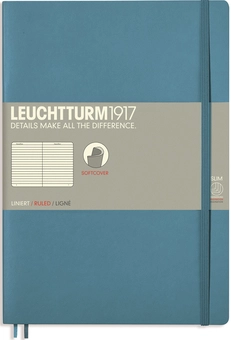  «Записная книжка Leuchtturm1917 синяя (355301)», бренда Leuchtturm1917 - фото №1 - миниатюра