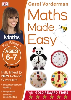 Бумажная книга «Maths Made Easy Ages 6-7 Key Stage 1 Beginner», автор Кэрол Вордерман - фото №1 - миниатюра