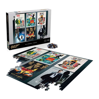  «Пазл Winning Moves James Bond Actor Debut 1000 Piece Jigsaw Puzzle», бренда Winning Moves - фото №3 - миниатюра