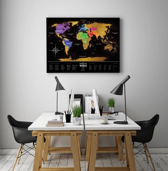  «Скретч-карта мира 1DEA.me Travel Map Black World (BW)», бренда 1DEA.me - фото №13 - миниатюра