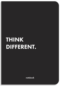  «Блокнот Orner Think Different Чорний (orner-1299)», бренда Orner - фото №1 - миниатюра