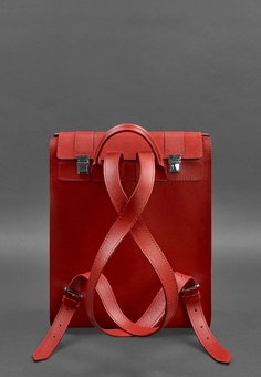  «Женский кожаный рюкзак BlankNote Blackwood Красный (BN-BAG-29-bw-red)», бренда BlankNote - фото №3 - миниатюра