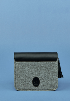  «Бохо-сумка BlankNote Лілу Графіт (BN-BAG-3-felt-g)», бренду BlankNote - фото №3 - мініатюра