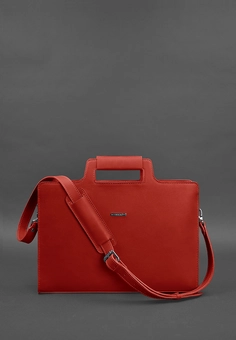 «Сумка для ноутбука і документів BlankNote Червона (BN-BAG-36-red)», бренду BlankNote - фото №4 - мініатюра