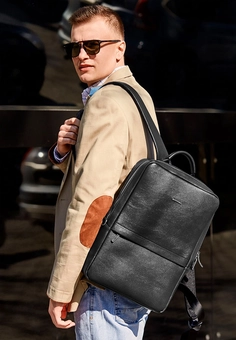  «Мужской рюкзак BlankNote Foster Черный (BN-BAG-39-g)», бренда BlankNote - фото №8 - миниатюра