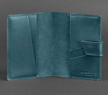  «Обложка для паспорта BlankNote 4.0 Малахит (BN-OP-4-malachite)», бренда BlankNote - фото №4 - миниатюра