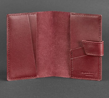 «Обкладинка для паспорта BlankNote 4.0 Виноград (BN-OP-4-vin)», бренду BlankNote - фото №4 - мініатюра