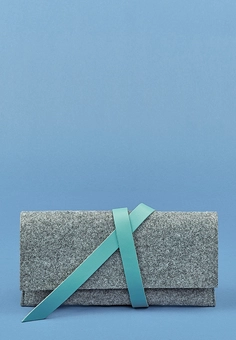 «Тревел-кейс BlankNote 1.0 Фетр Тиффани (BN-TK-1-felt-tiffany)», бренда BlankNote - фото №2 - миниатюра