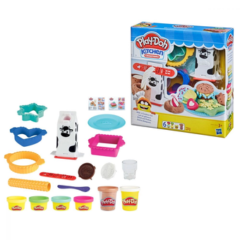 «Набір для творчості Play-Doh з пластиліном Забавні закуски в асортименті (5010993985616)», бренду Hasbro - фото №1 - мініатюра