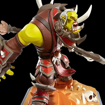  «Статуэтка Blizzard World of Warcraft Orc Grunt Legends (BXBX21JS5022419CS)», бренда Blizzard - фото №5 - миниатюра