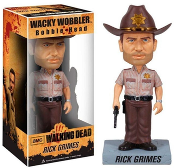 «Коллекционная фигурка Funko Wacky Wobbler The Walking Dead Rick Grimes (FK3037)» - фото №2 - миниатюра