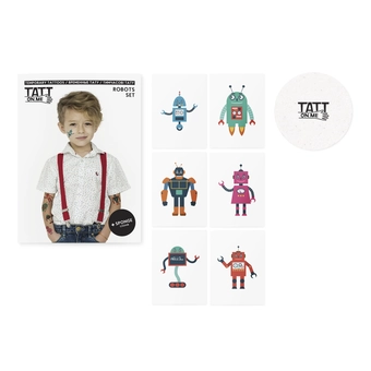 «Временные тату TATTon.me Robots set», бренда TATTon.me - фото №4 - миниатюра
