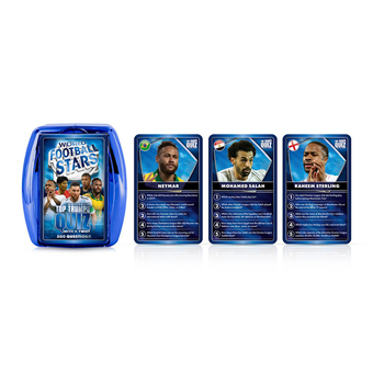  «Настільна гра World Football Stars Blue Top Trumps Quiz Card Game», бренда Winning Moves - фото №3 - миниатюра