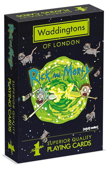  «Гральні карти Rick and Morty Waddingtons Number 1 Playing Cards», бренда Winning Moves - фото №1 - миниатюра