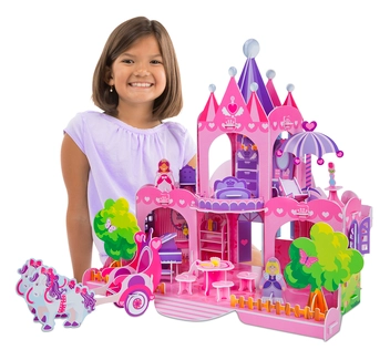 «3D пазли Melissa & Doug Рожевий замок (MD9462)», бренду Melissa & Doug - фото №4 - мініатюра