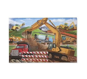 «Напольный пазл Melissa & Doug Строительная площадка 48 элементов (MD18900)», бренда Melissa & Doug - фото №2 - миниатюра