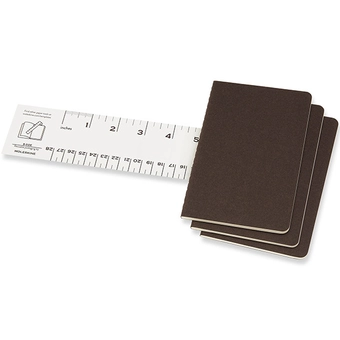  «Блокнот карманный Moleskine Cahier коричневый 3 шт (CH011P2)», бренда Moleskine - фото №4 - миниатюра