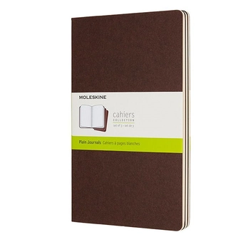  «Блокнот Moleskine Cahier коричневый 3 шт (CH018P2)», бренда Moleskine - фото №2 - миниатюра