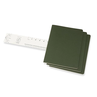  «Блокнот большой Moleskine Cahier зеленый (CH022K15)», бренда Moleskine - фото №4 - миниатюра
